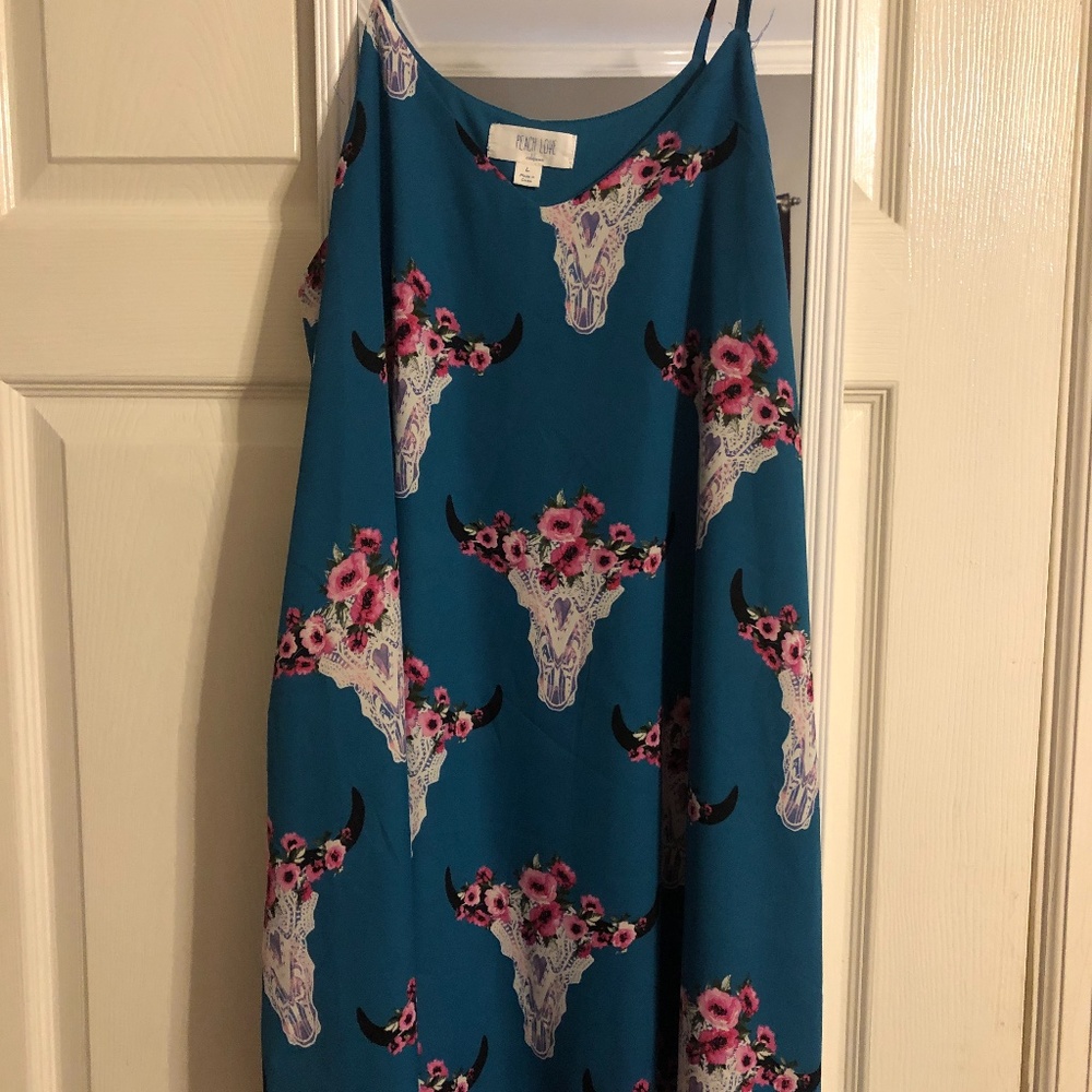 Boutique Cow Skull Dress